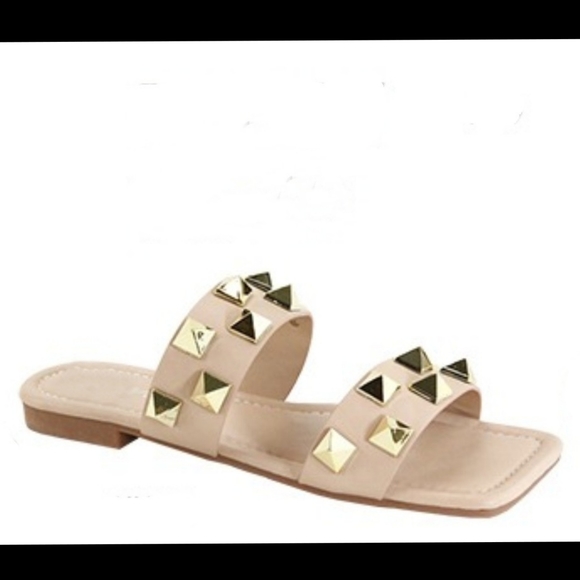 Just In  Nude Doble strap sandals - Picture 2 of 2